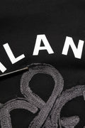 Dolce & Gabbana Black Cotton Milano1984 Print Hoodie Sweater