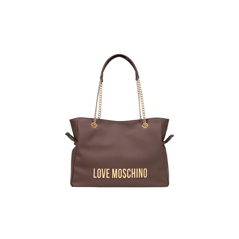 Love Moschino Brown Polyester Handbag