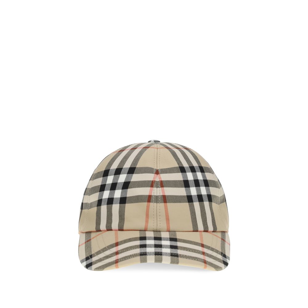 Burberry Beige Cotton Cap (Baseball Hat)