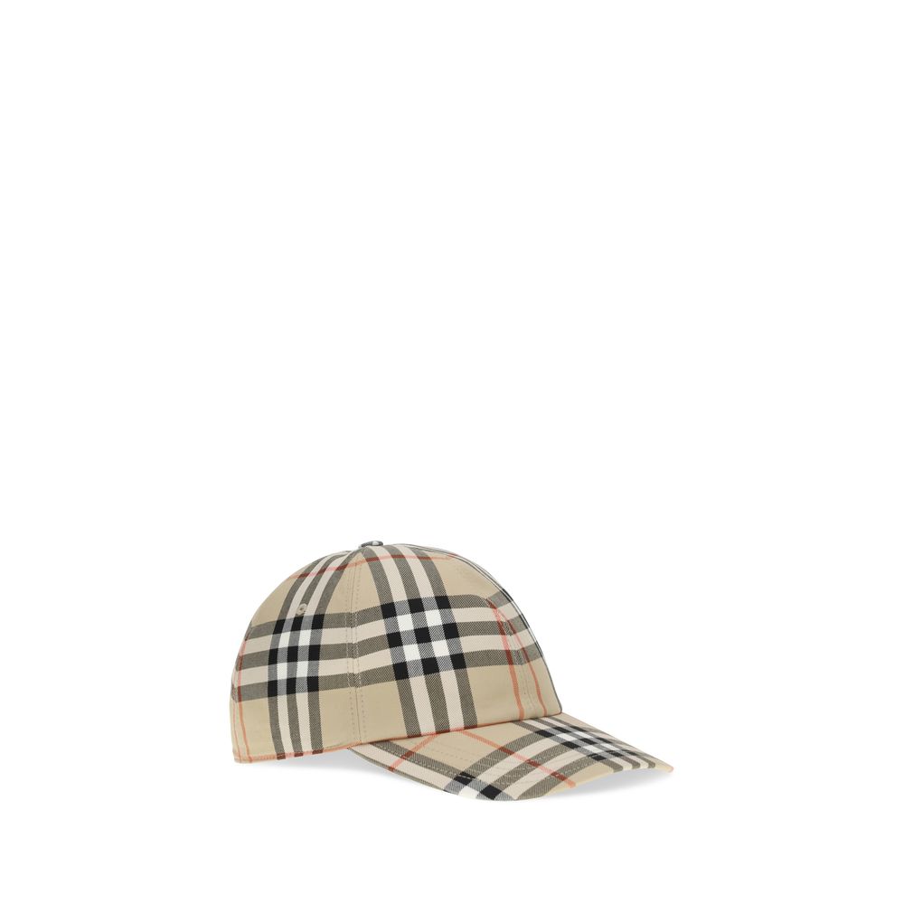 Burberry Beige Cotton Cap (Baseball Hat)