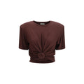 Magda Butrym Brown Copper T-Shirt