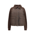 Brunello Cucinelli Brown Polyester Full-Length Jacket