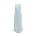 Miu Miu Blue Viscose Casual Dress