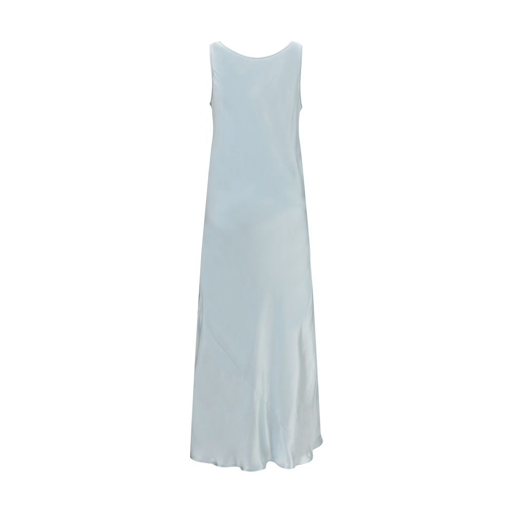 Miu Miu Blue Viscose Casual Dress