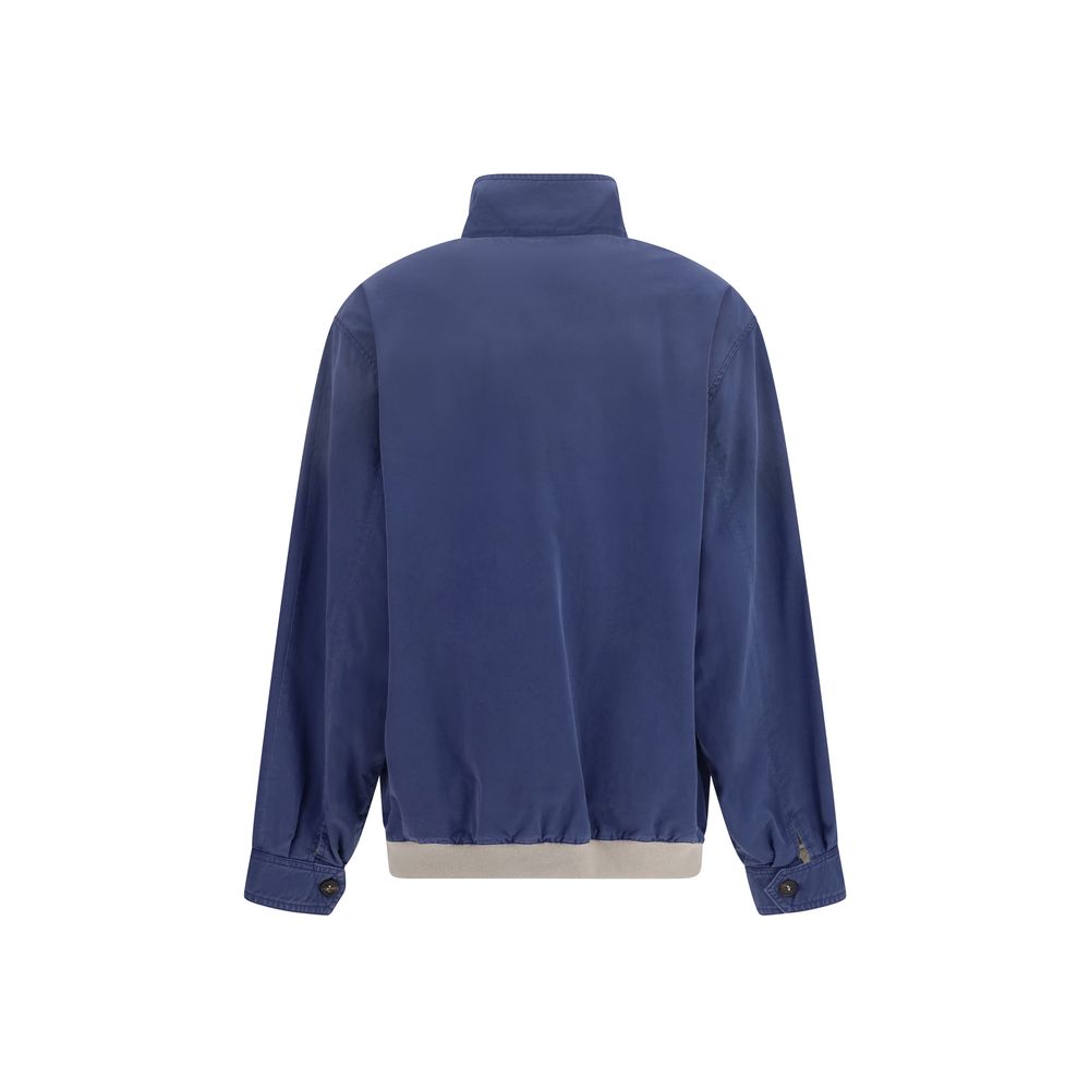 Miu Miu Blue Cotton Bomber
