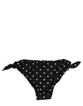 Dolce & Gabbana Black Polka Dot Swimwear Beachwear Bottom Bikini