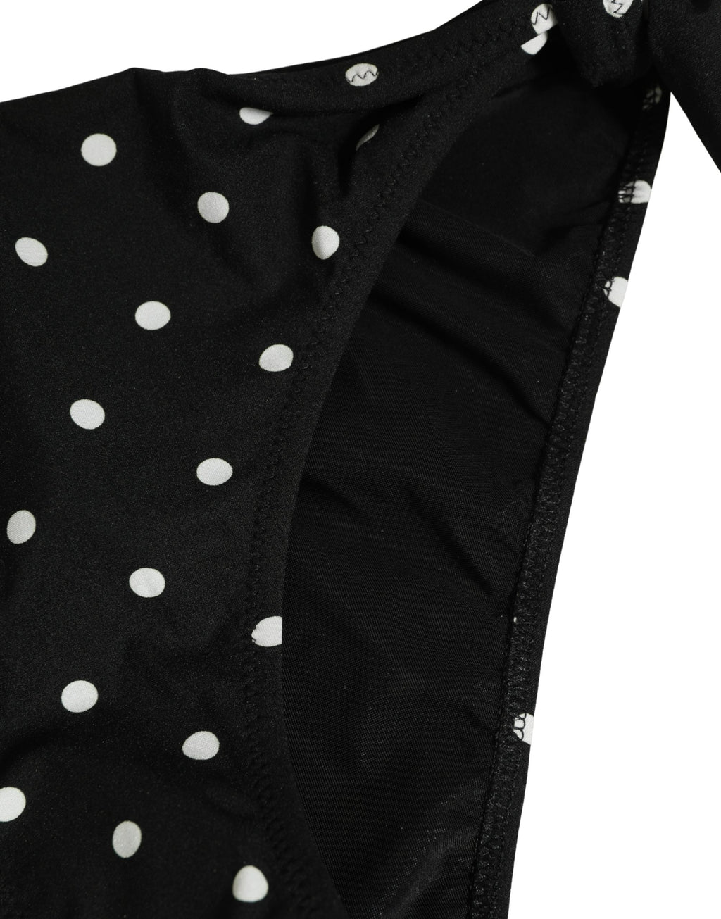 Dolce & Gabbana Black Polka Dot Swimwear Beachwear Bottom Bikini