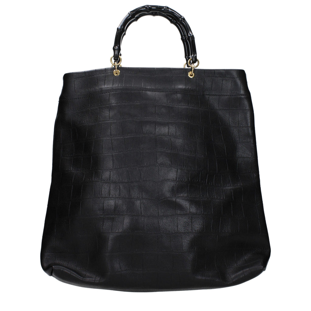 Jil Sander Black Leather Handbag