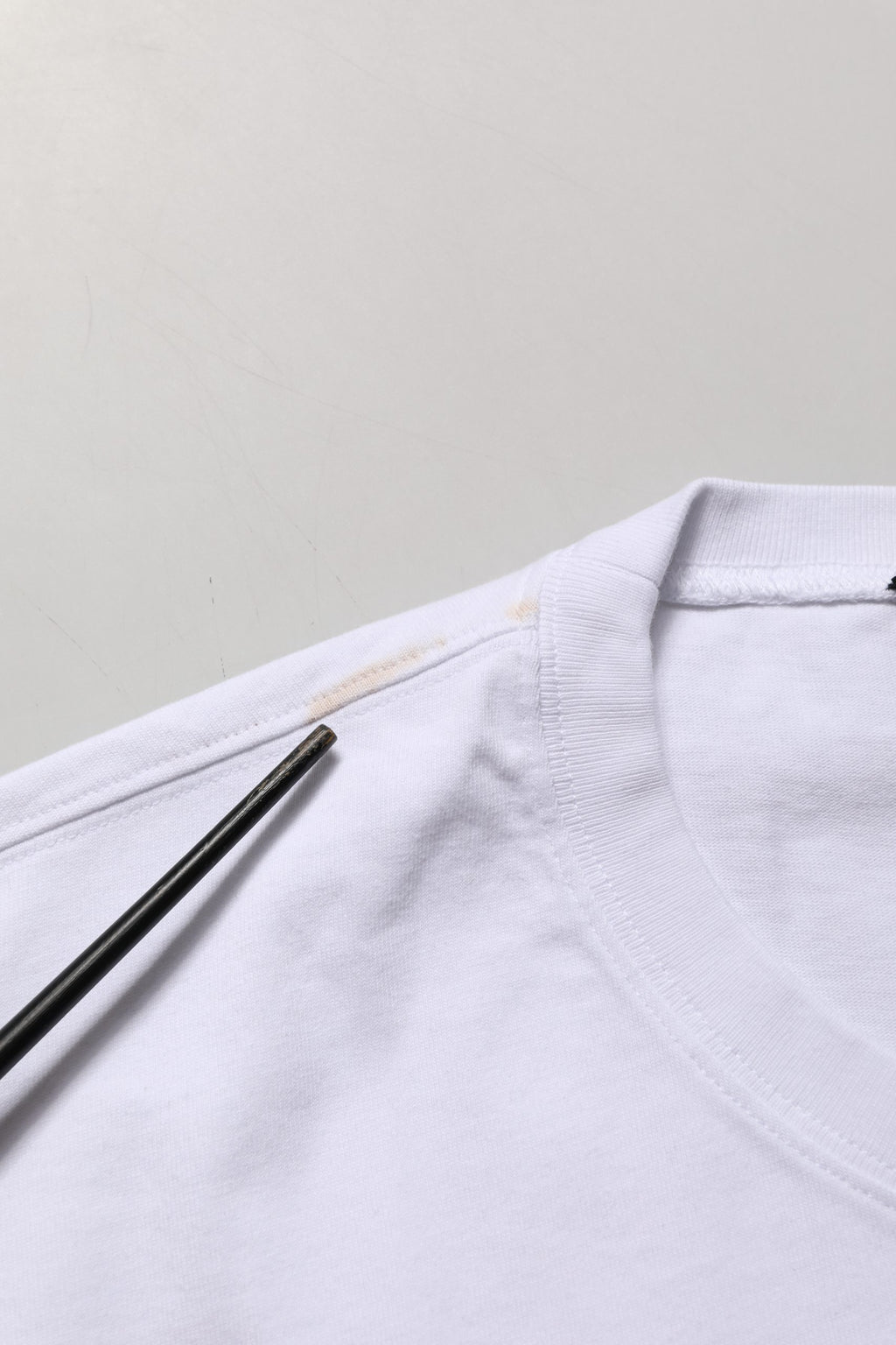 Dolce & Gabbana White Blue Stripe Cotton Short Sleeve T-shirt