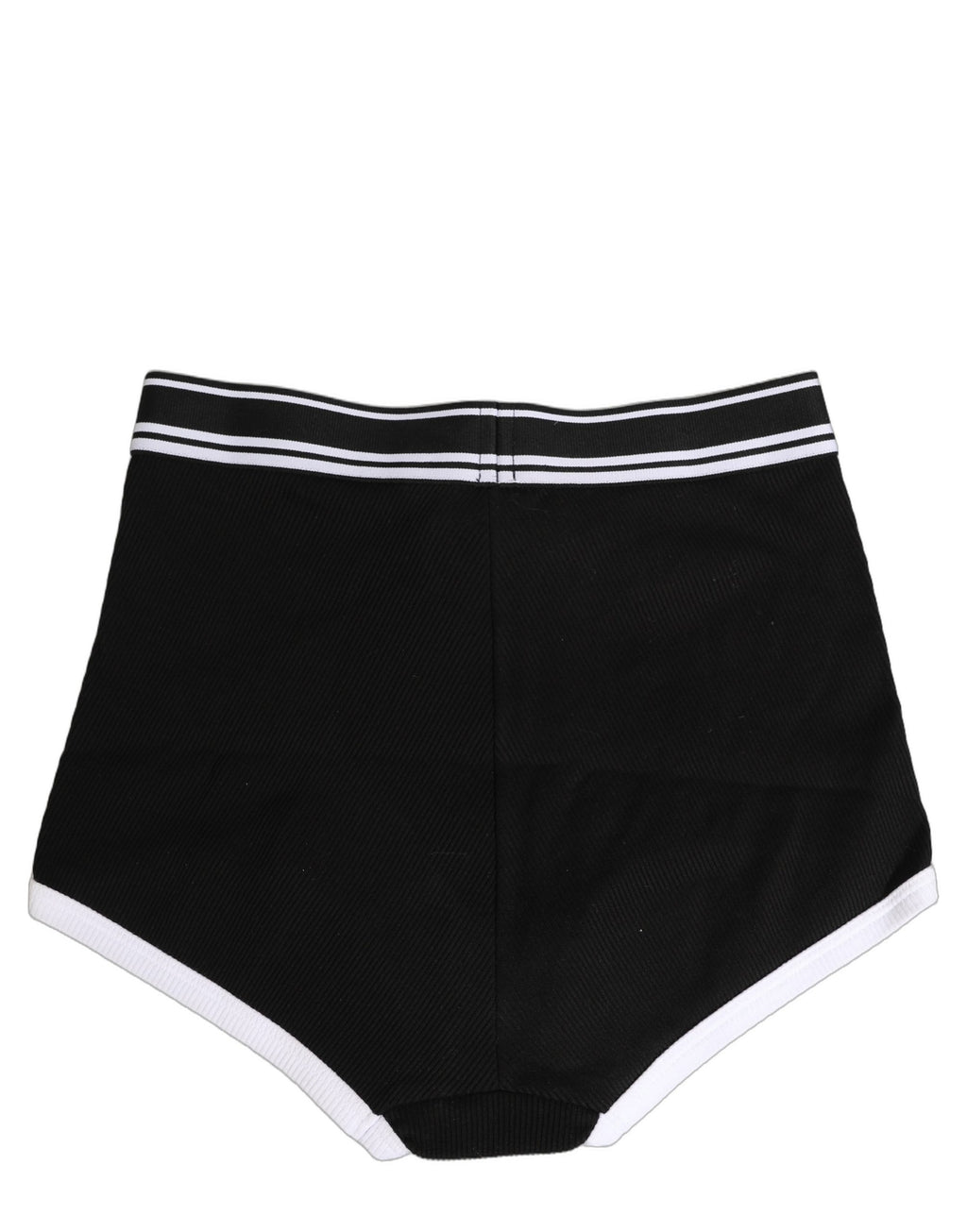 Dolce & Gabbana Black White Logo Waistband Coulotte Panty Underwear