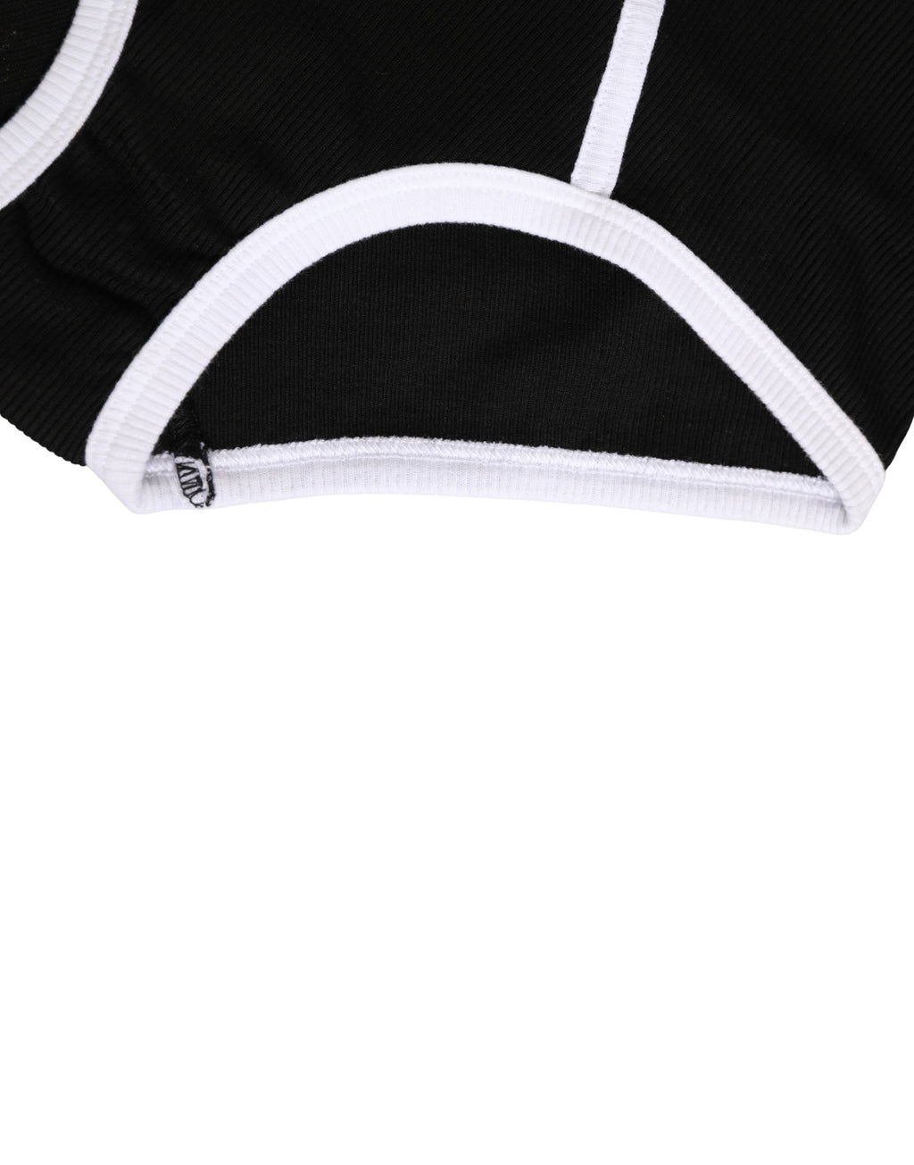Dolce & Gabbana Black White Logo Waistband Coulotte Panty Underwear