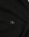 Dolce & Gabbana Black Cotton Collared Short Sleeves Men Polo T-shirt