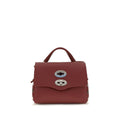Zanellato Bordeaux Calf Leather Bos Taurus Shoulder Bag