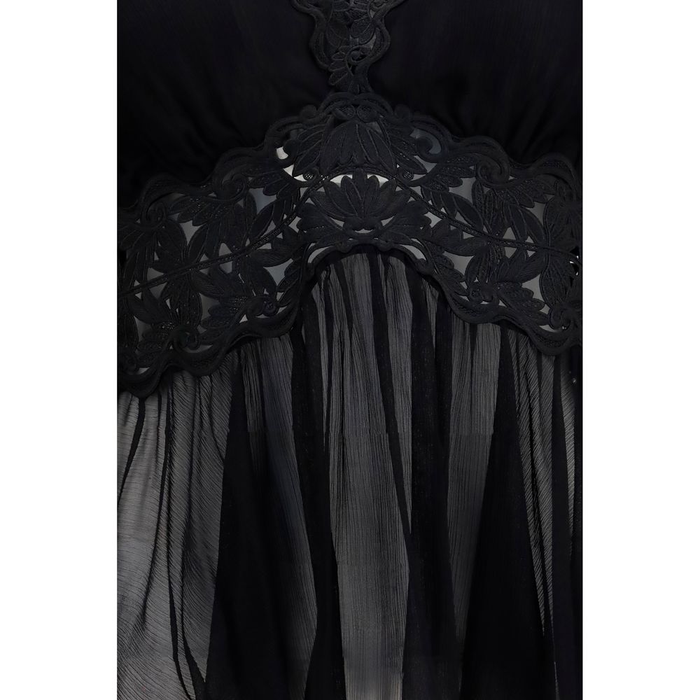 Zimmermann Black Viscose Blouse