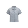 Miu Miu Blue Cotton Pattern Shirt