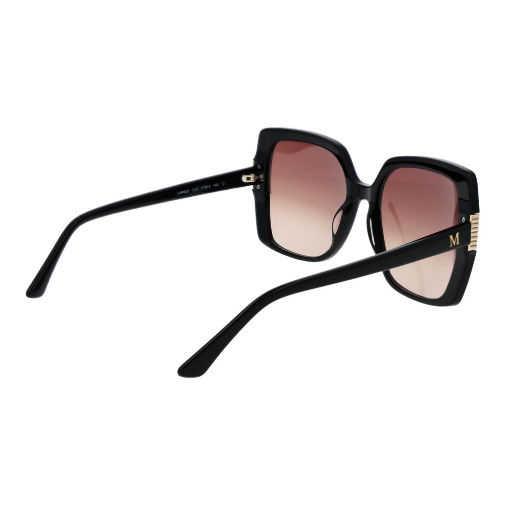 Marciano by Guess Black Acetate Sunglasses