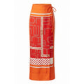 Malo Orange Silk Women's Pant