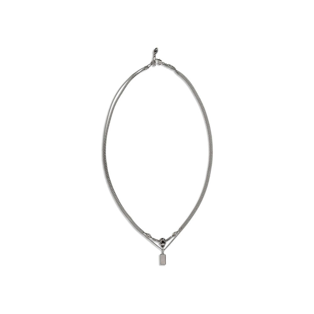 Alexander McQueen Silver Brass Necklace