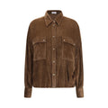 Brunello Cucinelli Brown Viscose Pattern Shirt