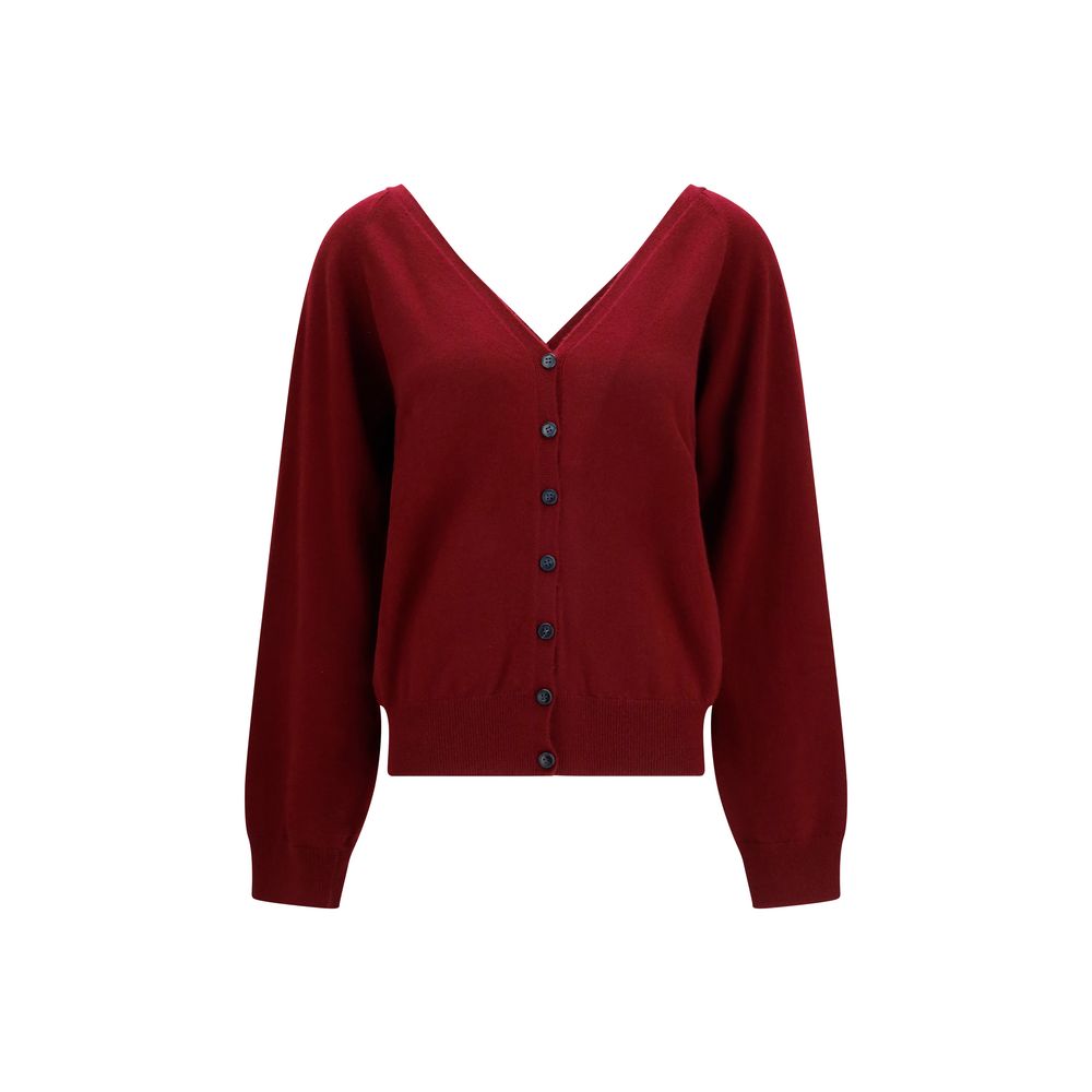 Lisa Yang Bordeaux Cashmere Cardigan