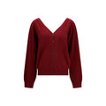 Lisa Yang Bordeaux Cashmere Cardigan