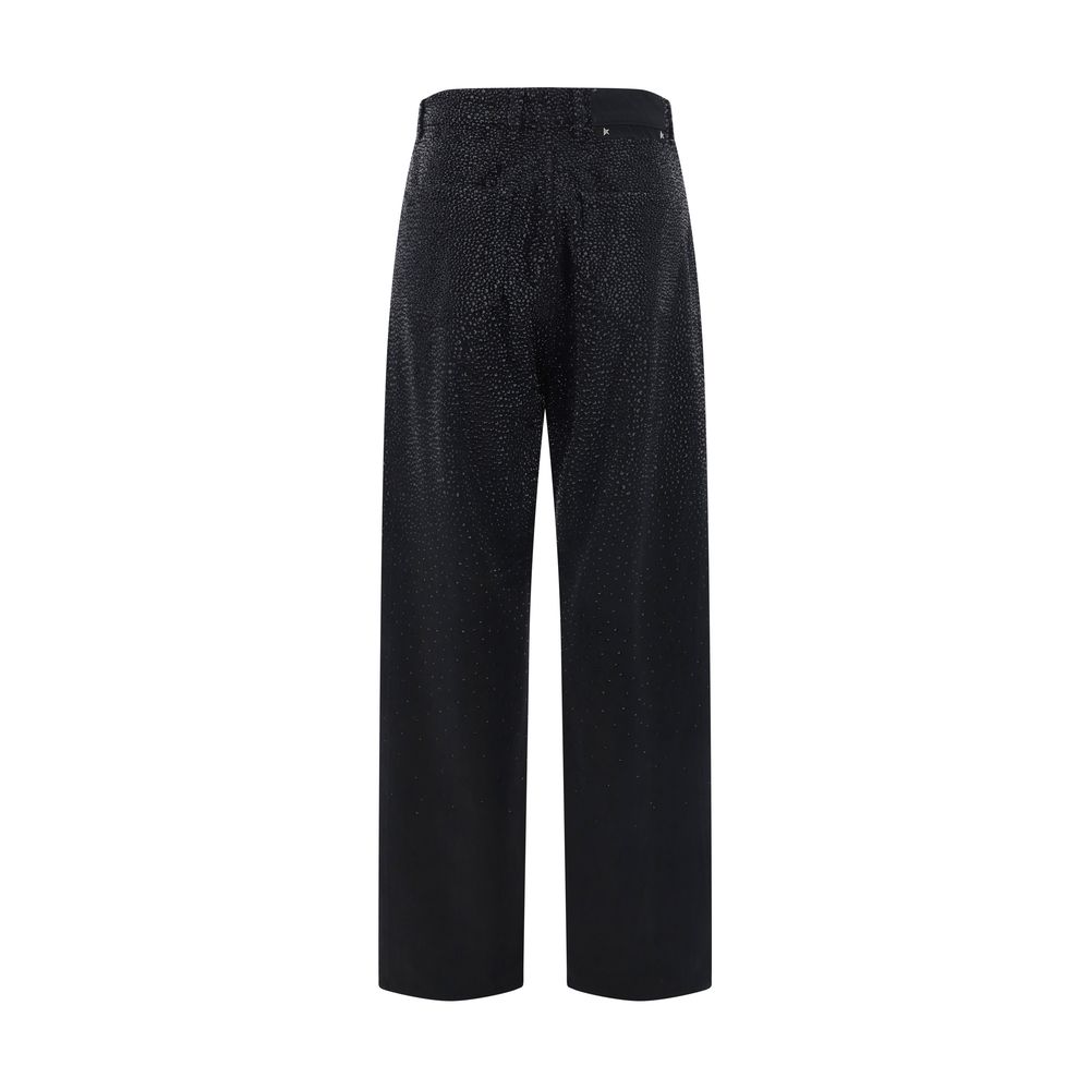 Golden Goose Black Cotton Casual Pants