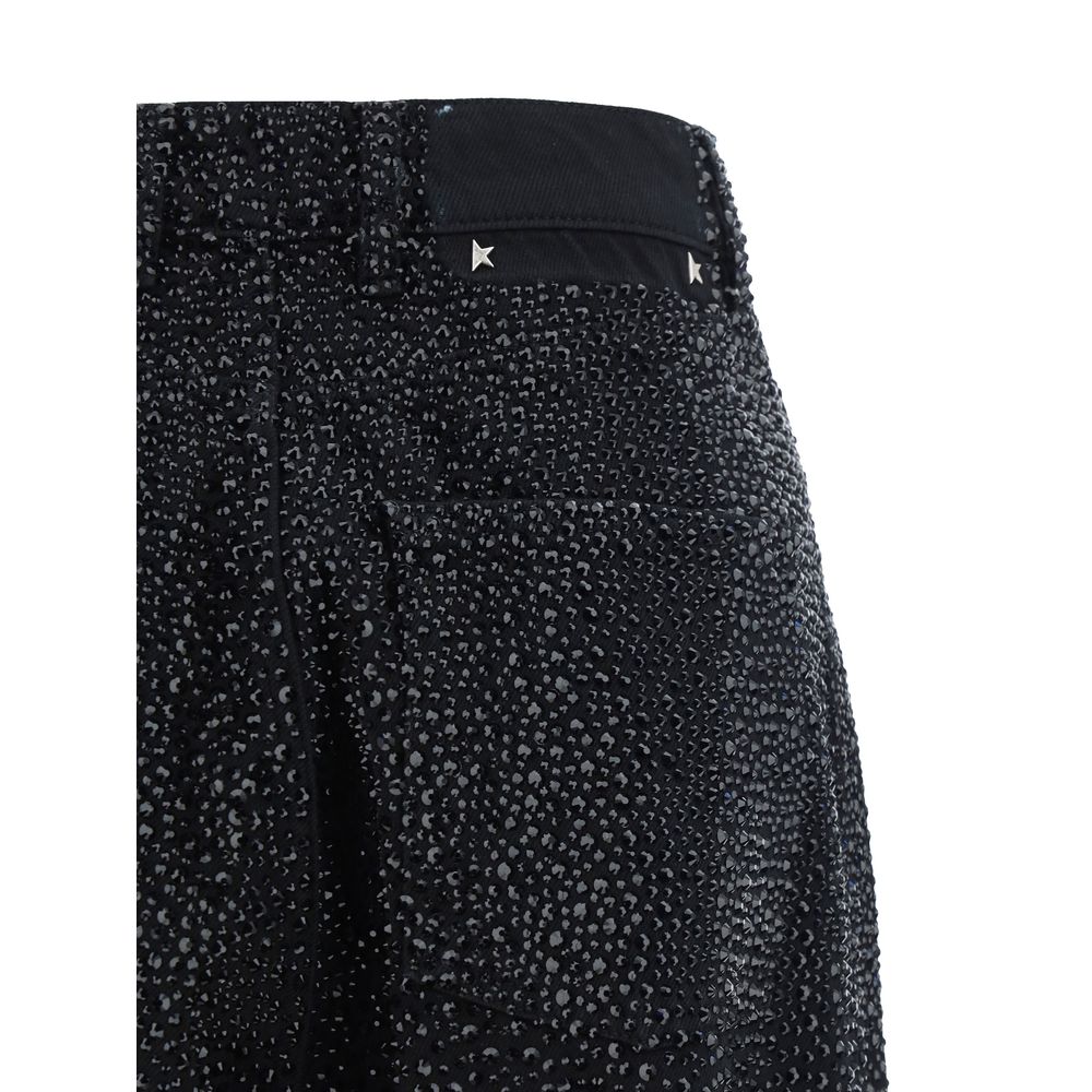 Golden Goose Black Cotton Casual Pants