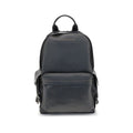 Brunello Cucinelli Black Calf Leather Bos Taurus Backpack