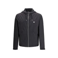 Prada Black Recycled Polyamide Shell Jacket