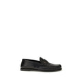 Saint Laurent Black Calf Leather Bos Taurus Slip-On Loafers