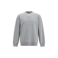 Balmain Gray Cotton Sweatshirt