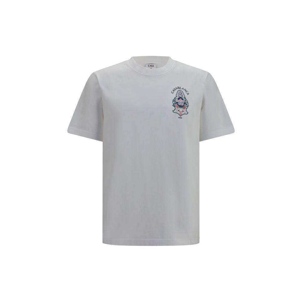 Casablanca White Cotton T-Shirt