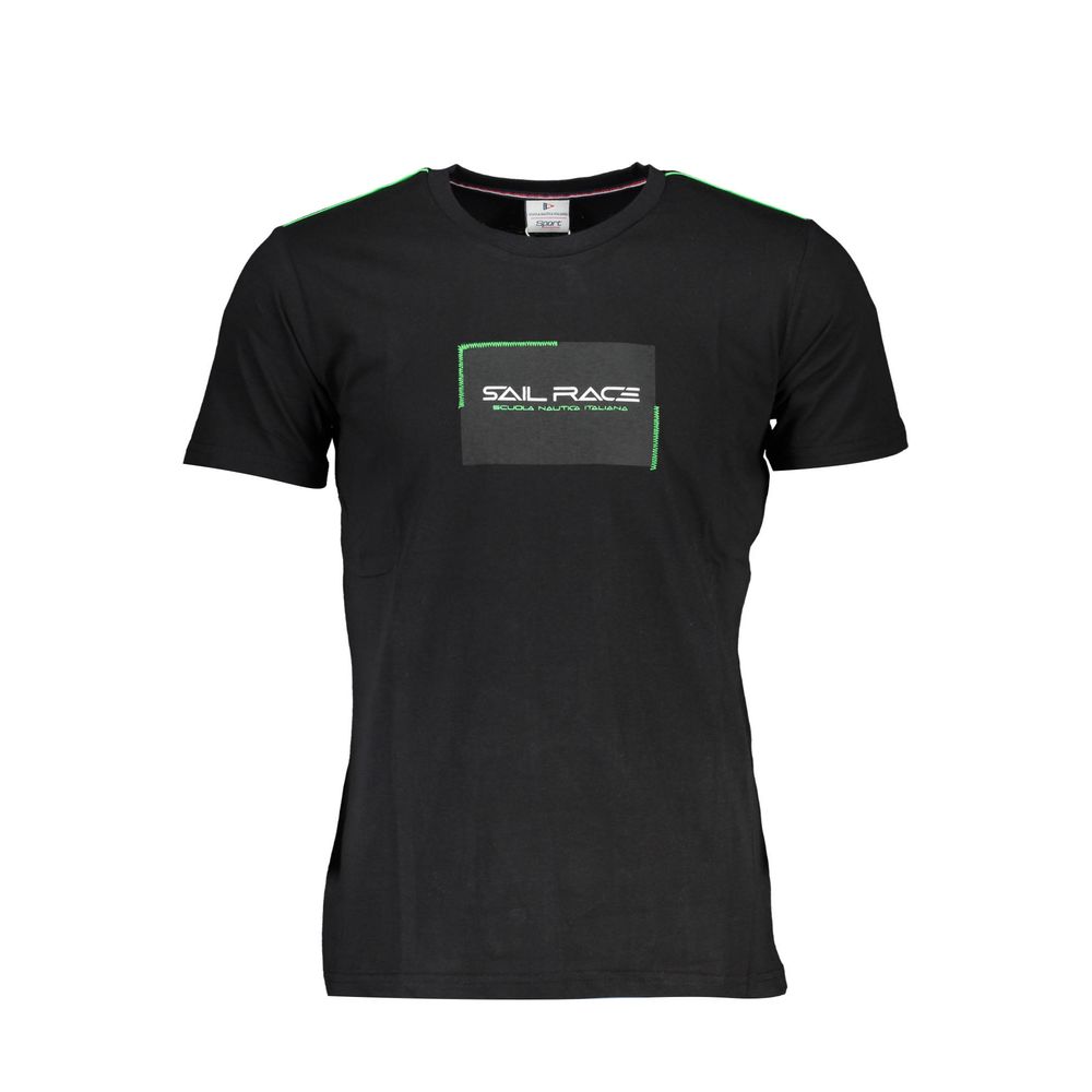 Scuola Nautica Black Cotton Men's T-Shirt