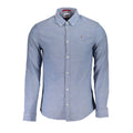 Tommy Hilfiger Blue Cotton Men's Shirt