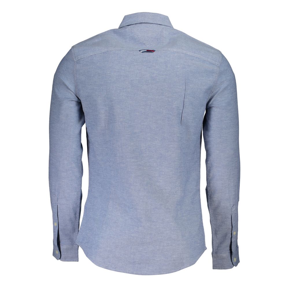 Tommy Hilfiger Blue Cotton Men's Shirt