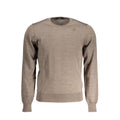 K-WAY Brown Wool Men's Sweater
