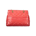 Mario Valentino Rosso Polyurethane Women's Bag with Chain and Zip Closure