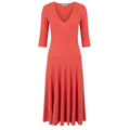 Malo Red Cotton Women Dress