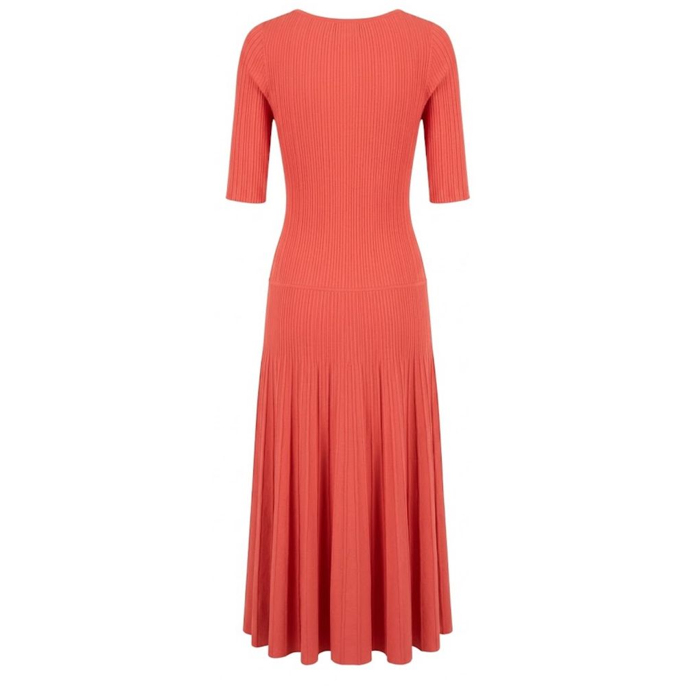 Malo Red Cotton Women Dress