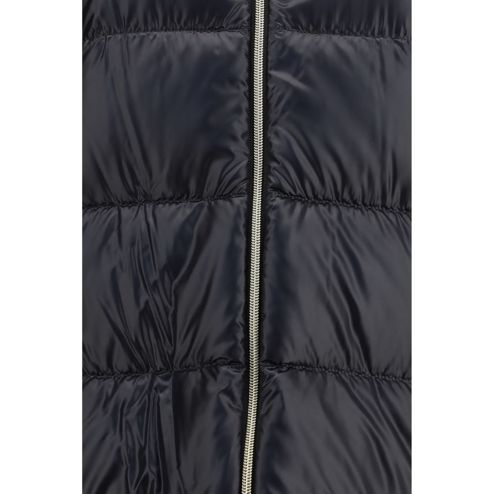 Herno Black Goose Down Full-Length Jacket