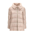 Herno Beige Goose Down Full-Length Jacket