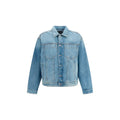 7FOR Blue Cotton Denim Jacket
