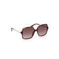 Guess Jeans Brown Plastic Women Sunglass