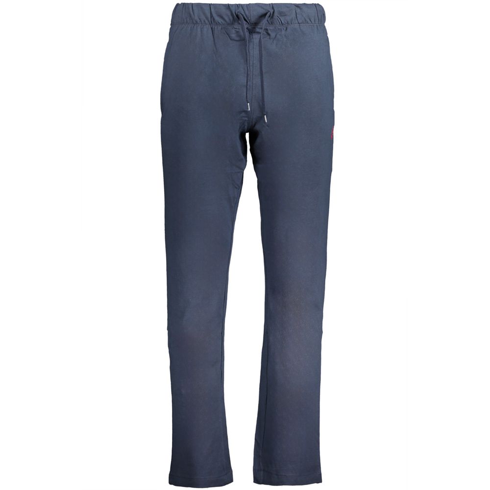 Gianmarco Venturi Blue Cotton Men's Trousers