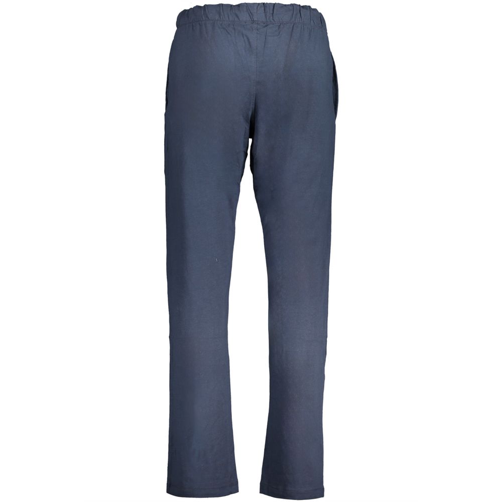 Gianmarco Venturi Blue Cotton Men's Trousers