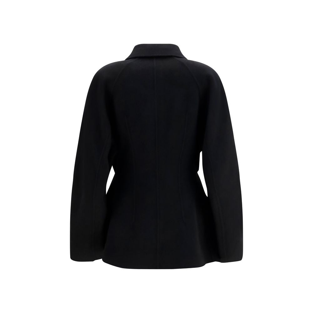 Rohe Black Wool Oves Aries Full-Length Jacket