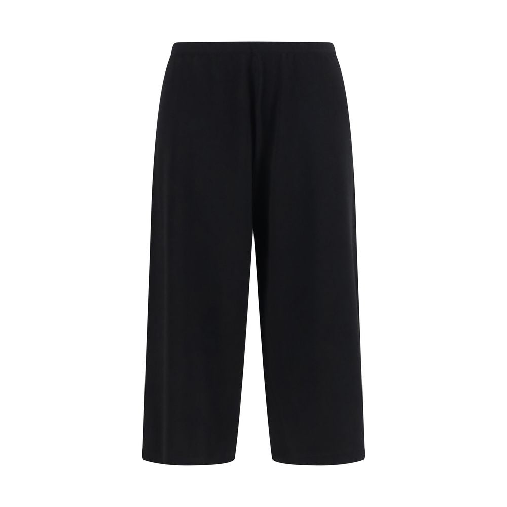 The Row Black Cotton Casual Pants