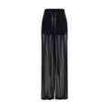 Dolce & Gabbana Black Silk Casual Pants