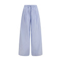 Dolce & Gabbana Blue Cotton Casual Pants