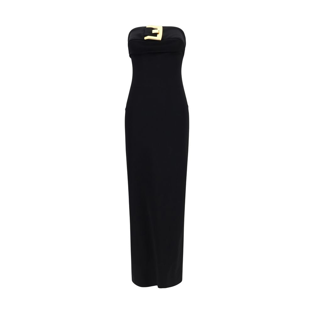 Balmain Black Viscose Cocktail Dress